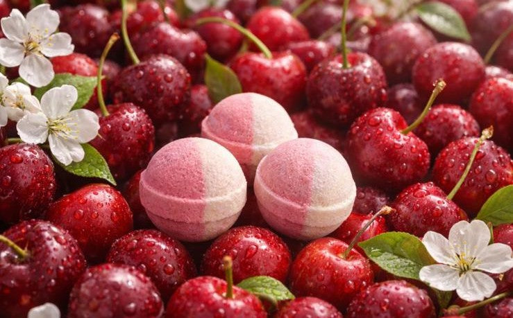 Bille de bain - Cerise (Par lot)