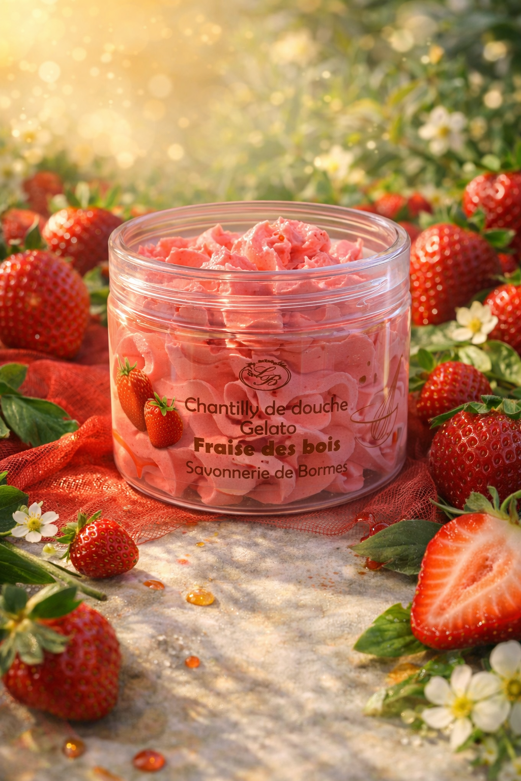 Chantilly de douche - Fraises des bois 🍓