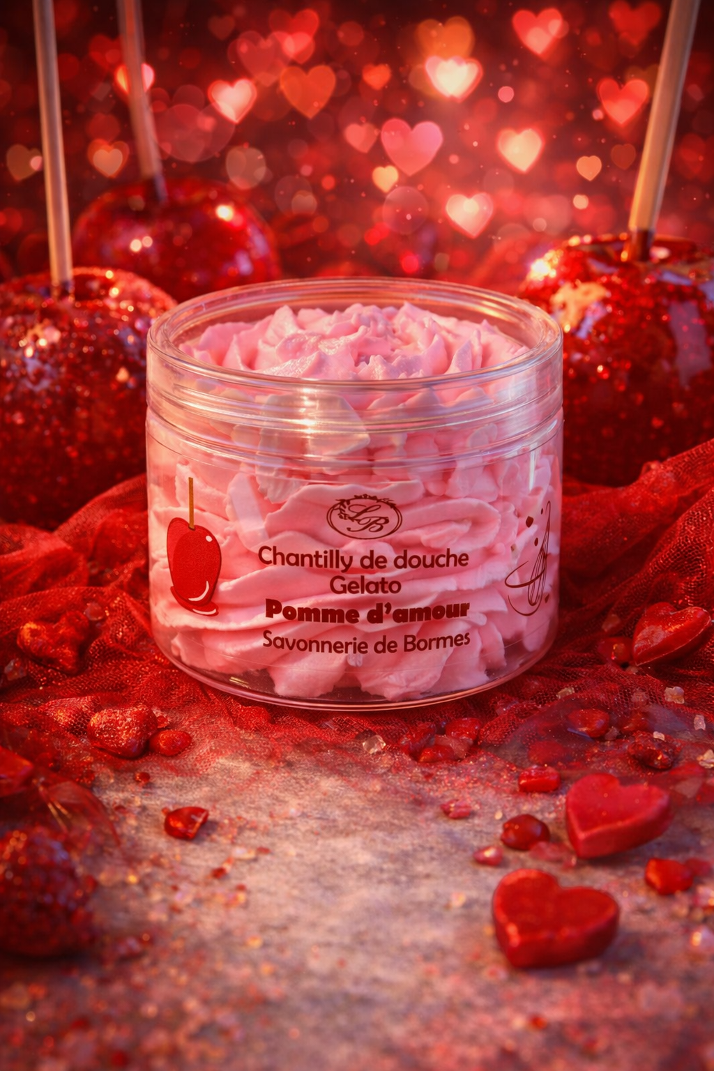 Chantilly de douche - Pomme d'amour 🍎❤️