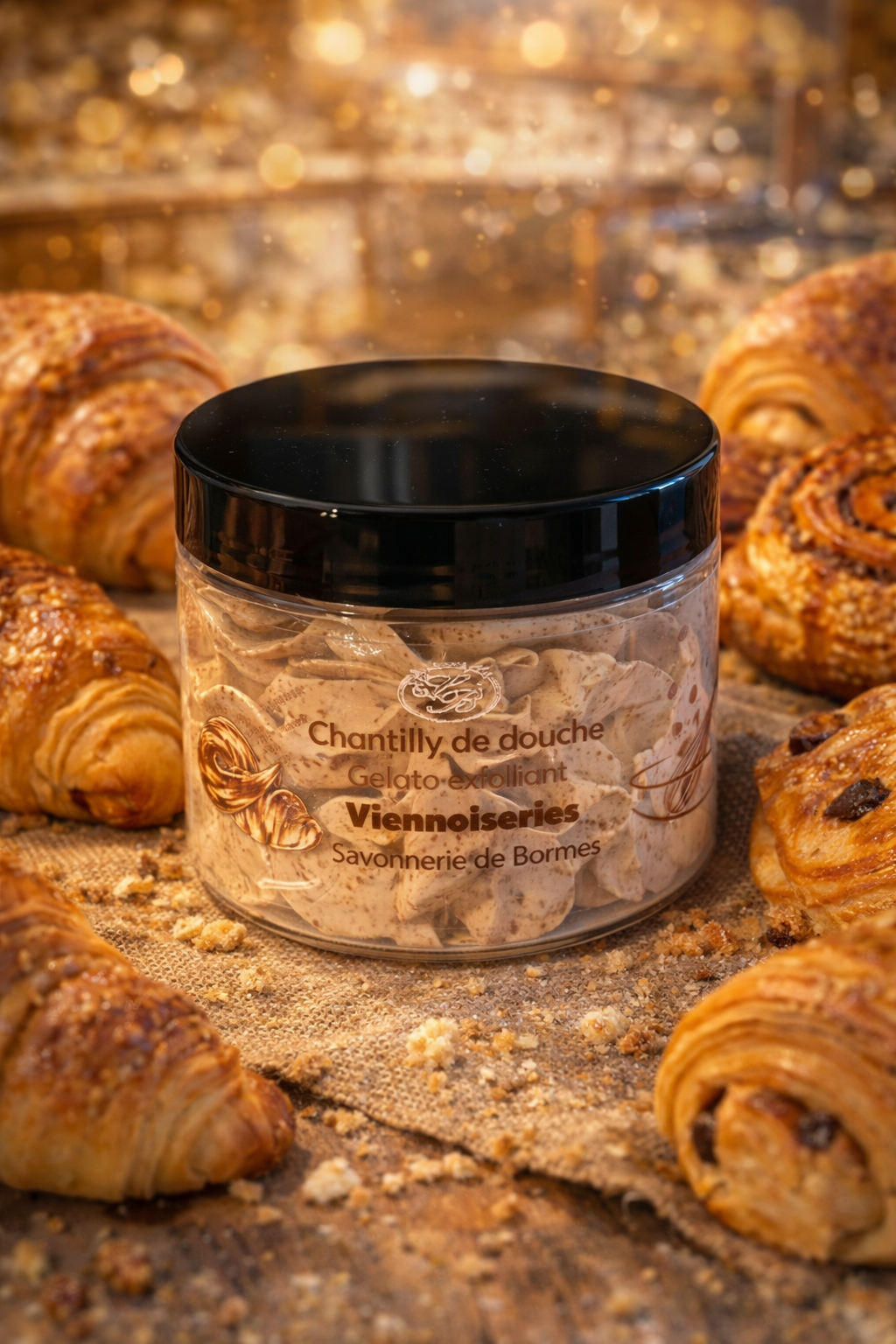 Chantilly de douche - Viennoiserie exfoliante 🥐✨