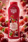 Gel Douche – Senteur Fraise Cerise 650 ml