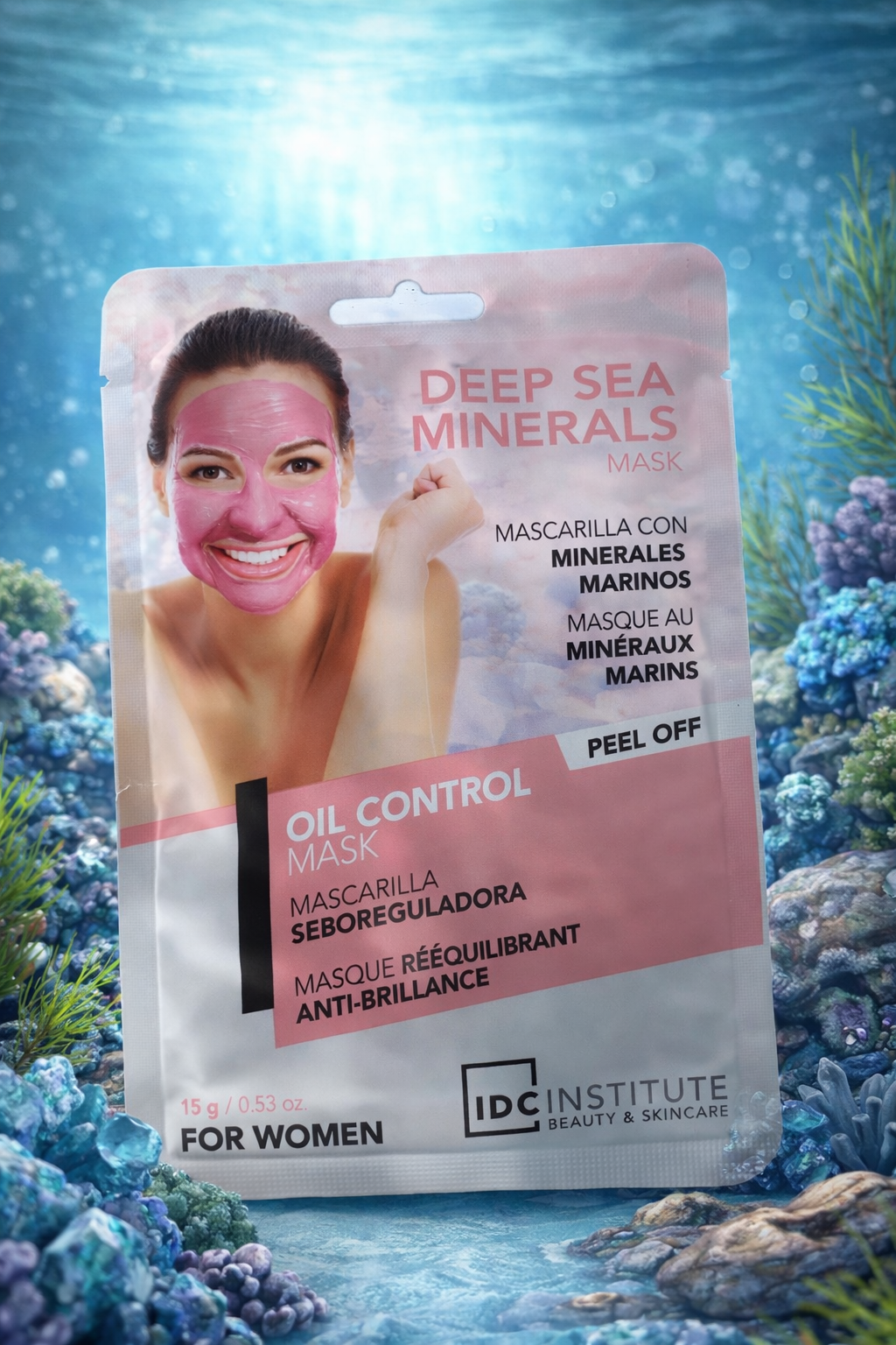 Masque Visage Peel-Off Rééquilibrant & Anti-Brillance – Aux Minéraux Marins