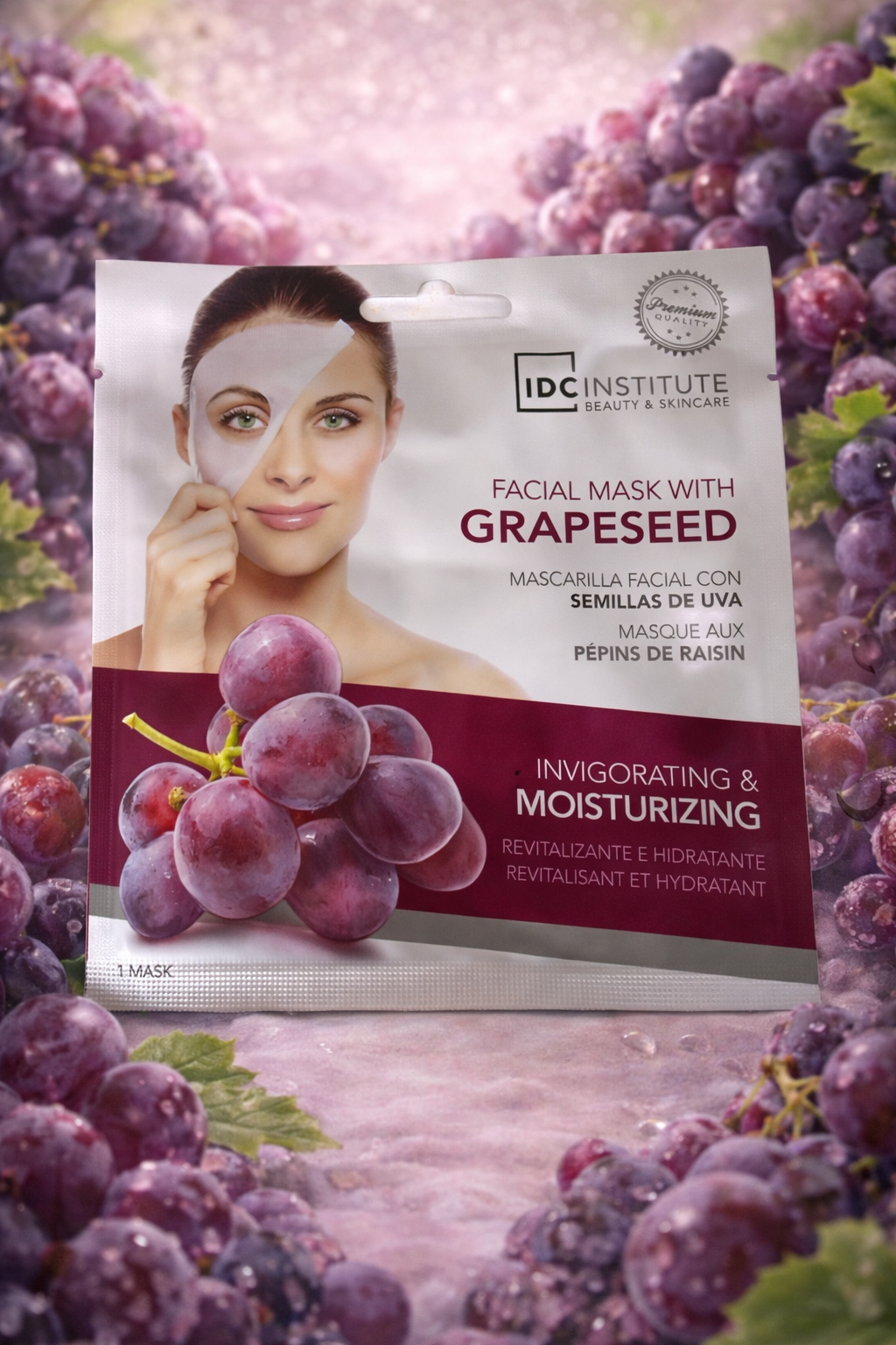 Masque Visage Revitalisant & Hydratant – Senteur Raisin