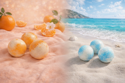 Boules de Bain - Mandarine & Océan