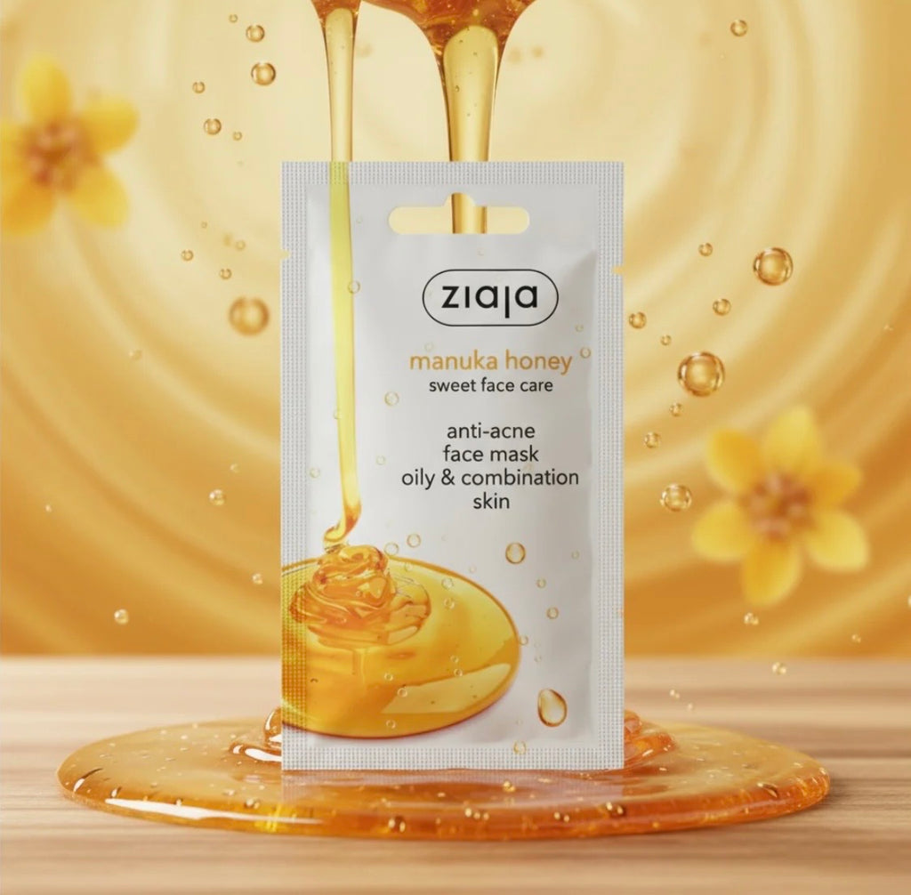 Masque Anti-Acné au Miel de Manuka – Soin Purifiant 🐝