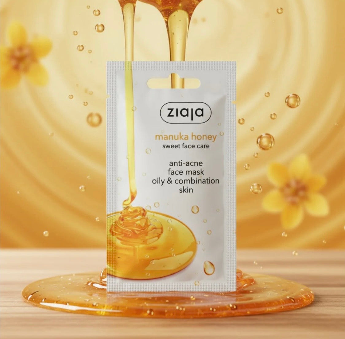 Masque Anti-Acné au Miel de Manuka – Soin Purifiant 🐝
