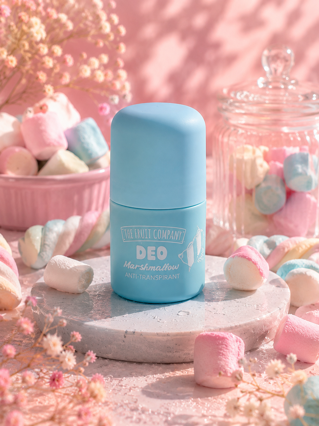 Déodorant Roll-On – Marshmallow, Fraise Chantilly, Pastèque & Coco 🌸