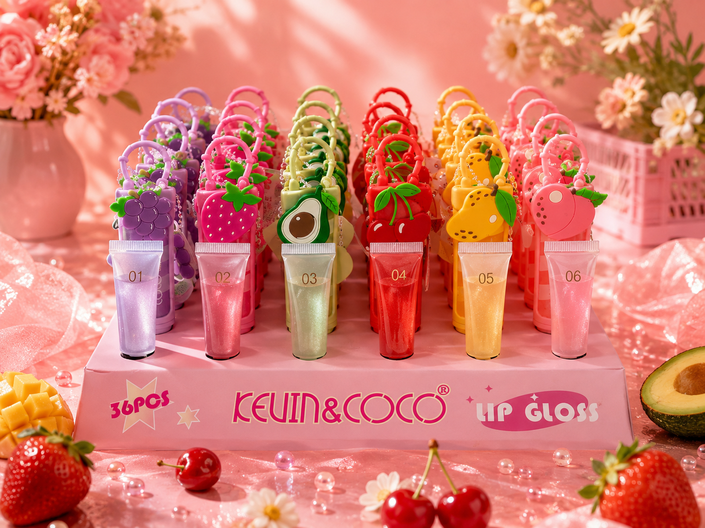 Gloss Fruité Ultra Brillant – Effet Gourmand & Pailleté 💋