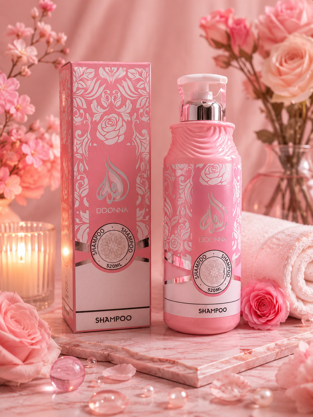 Shampoing Kératine Intense - Senteur Pink 🌸