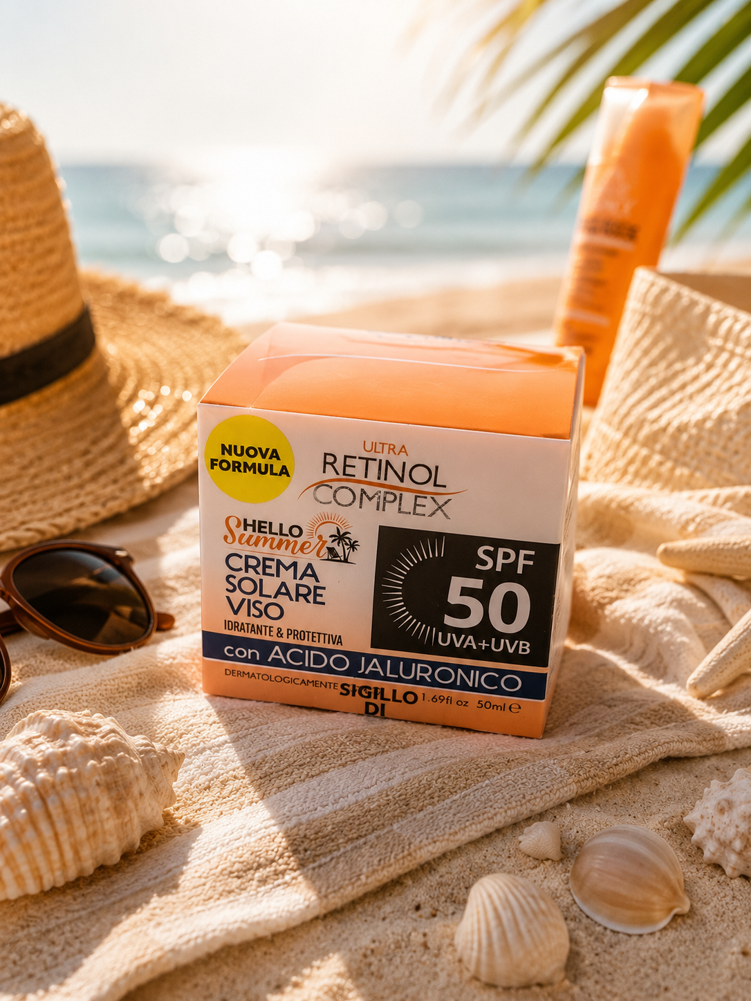 Crème Solaire Visage SPF 50 ☀️