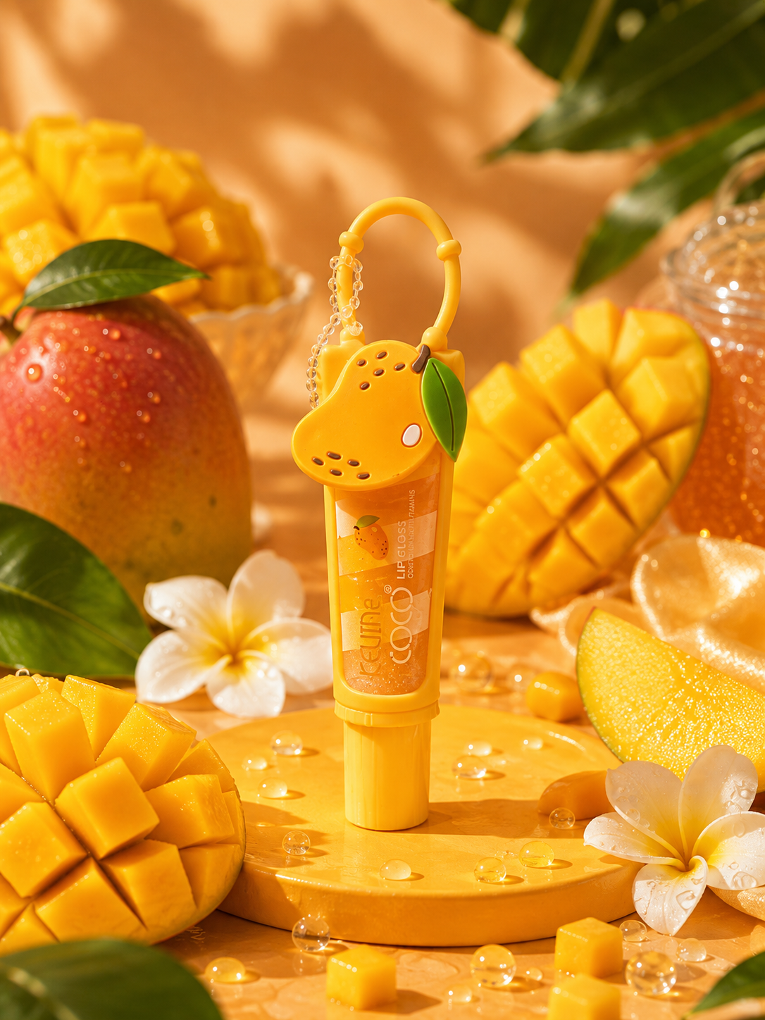 Gloss Fruité Ultra Brillant – Effet Gourmand & Pailleté 💋