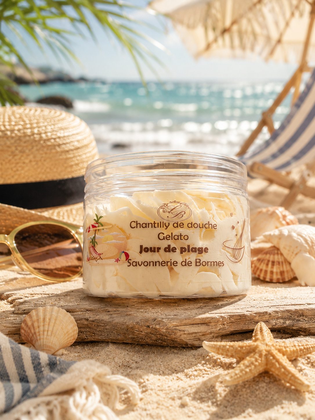 🏖️ Chantilly de Douche – Jour de Plage ☀️