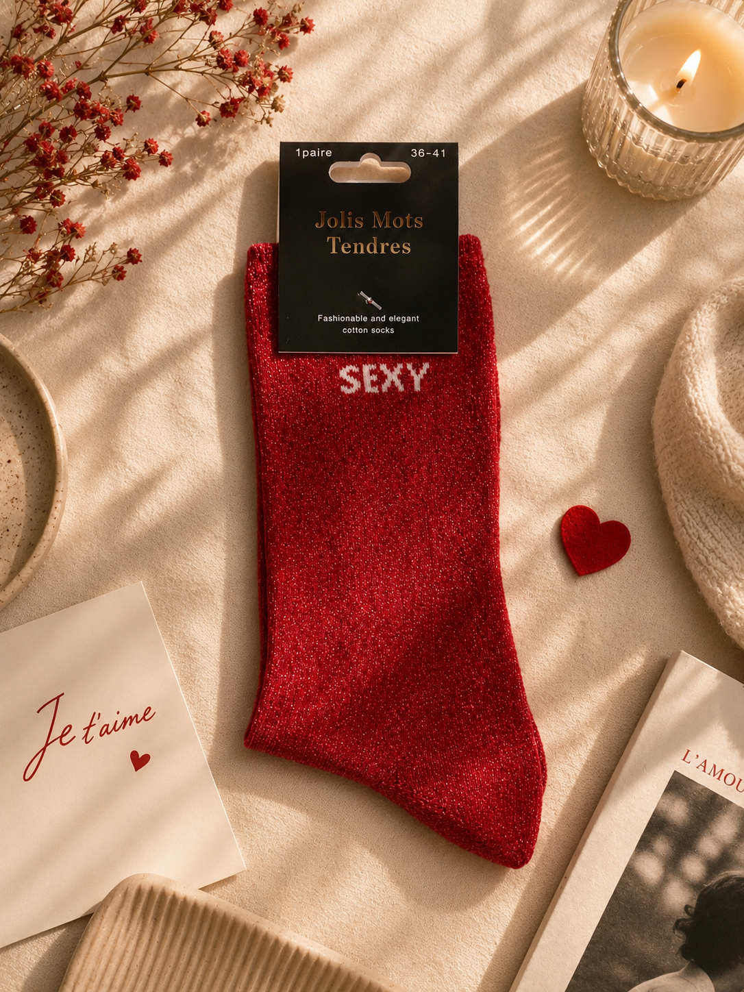 Chaussettes Mots Doux 🧦✨