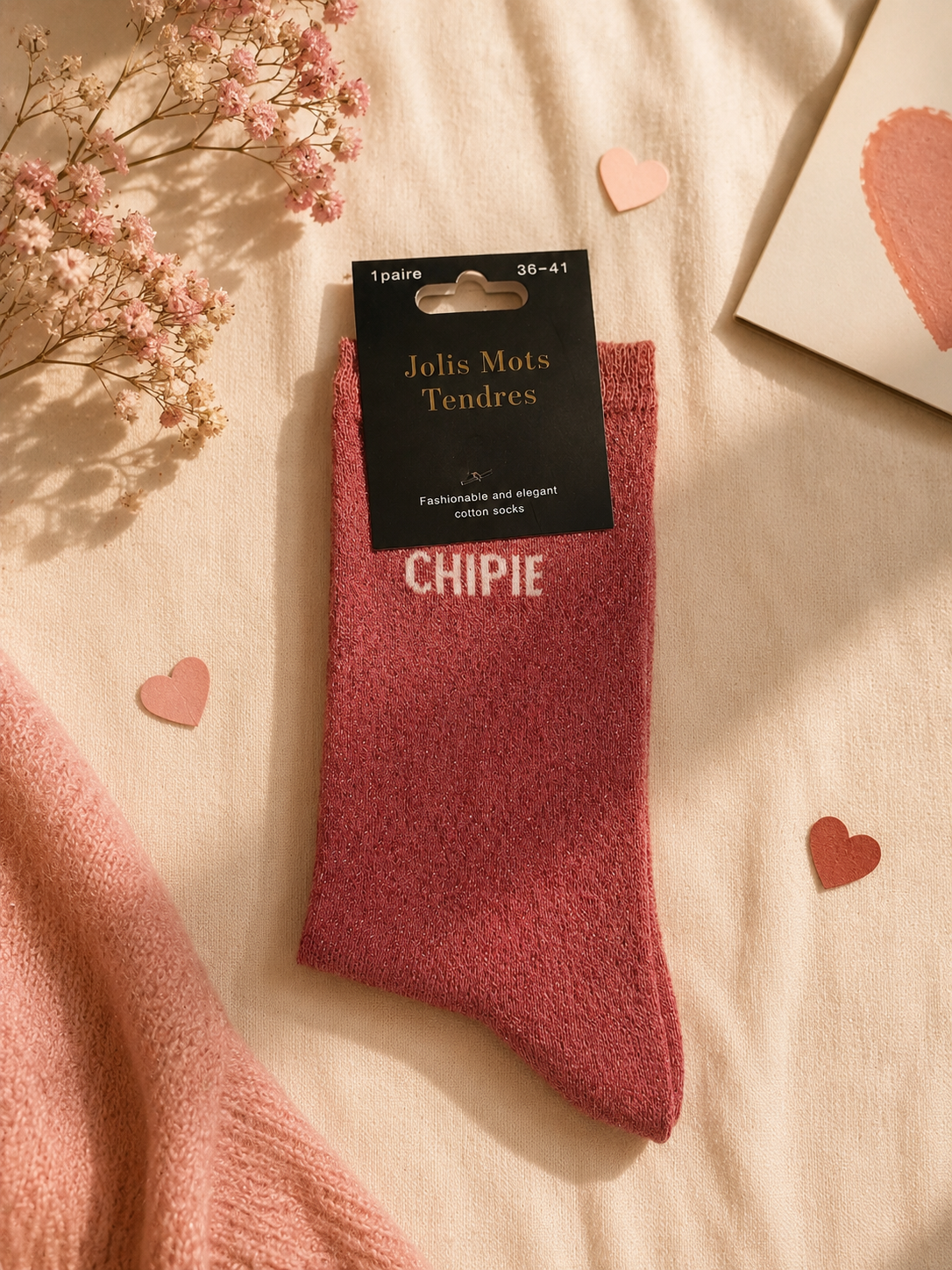 Chaussettes Mots Doux 🧦✨