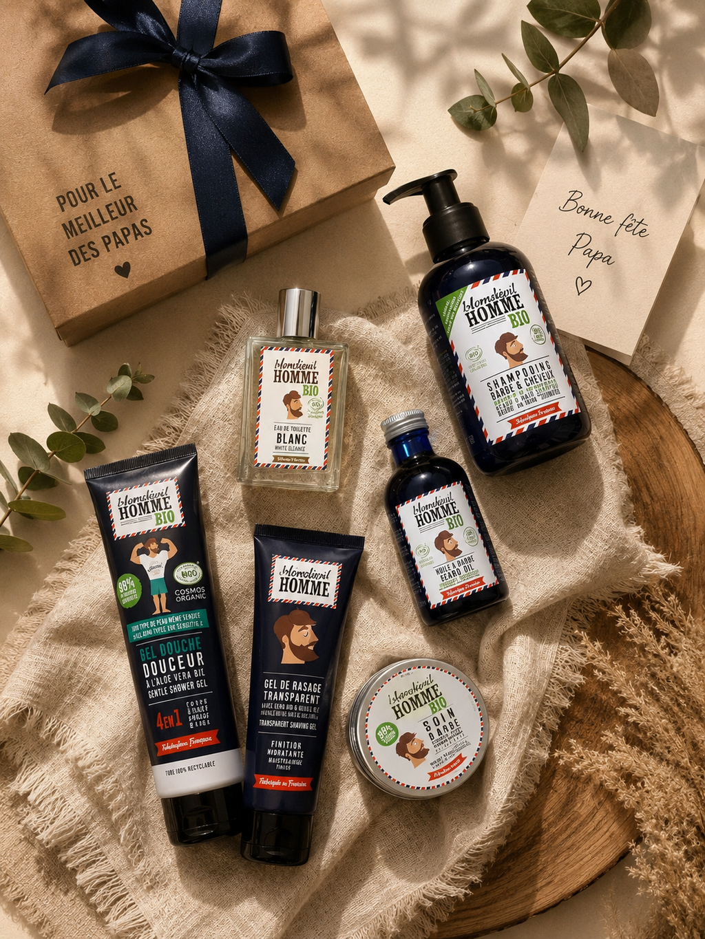 Grande Box Fête des Pères – Coffret Soin Homme Bio