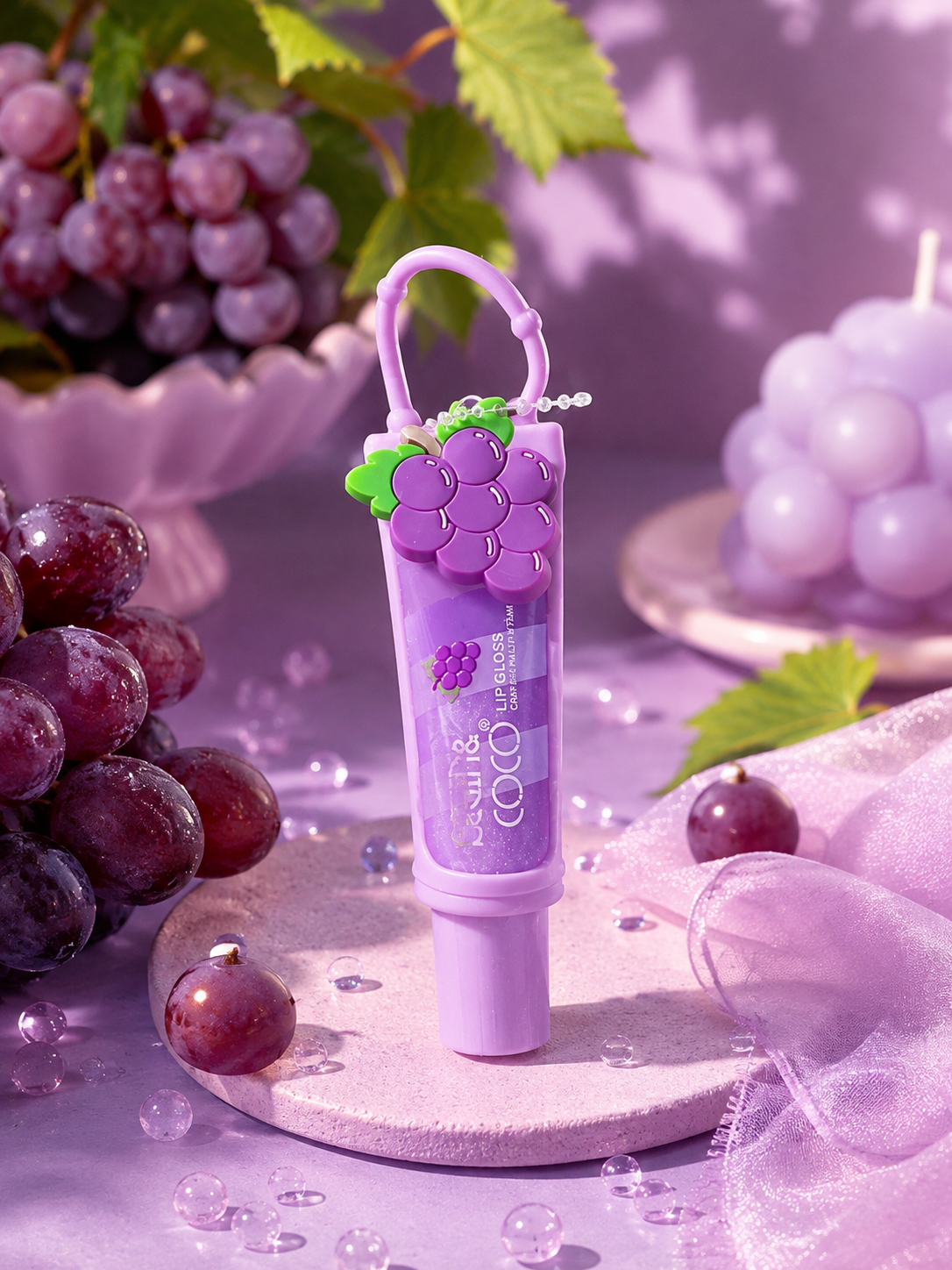 Gloss Fruité Ultra Brillant – Effet Gourmand & Pailleté 💋